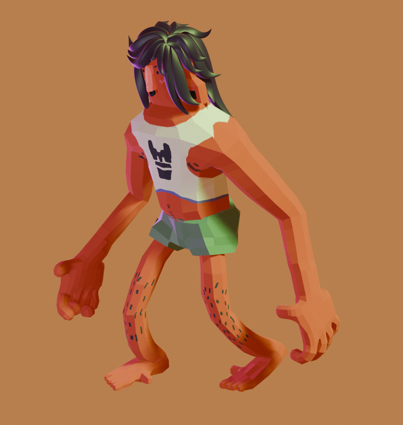 3D walk cycle